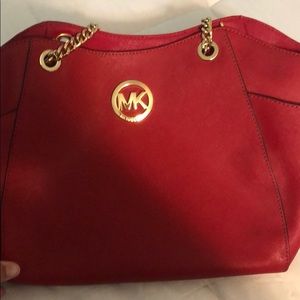 Michael Kors red purse